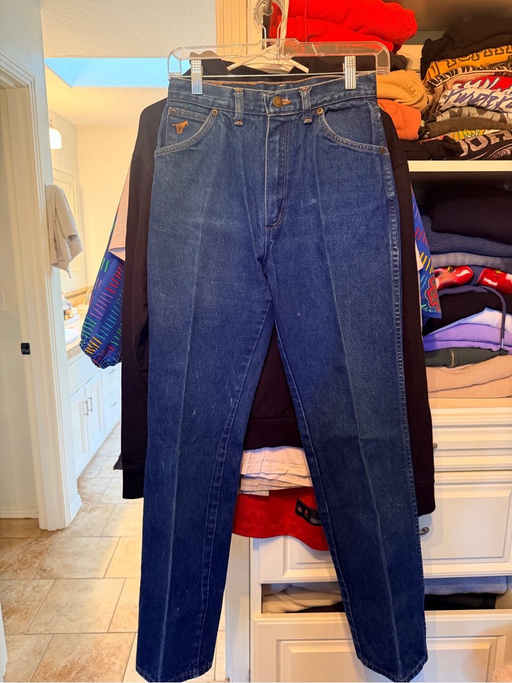 Vintage Wrangler Women’s Blue Denim Jeans